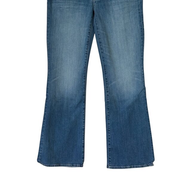 Edwin 1947 Women's Lark Mid-Rise Boot Cut Jeans Blue Flashback Size 30 NWT - Picture 5 of 9